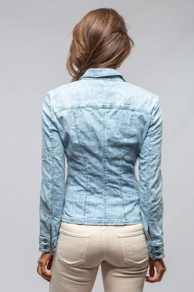 Axel's Premium Denim | Evelyn Chambray Blazer In Oyster Blue | Ladies - Outerwear - Lightweight 