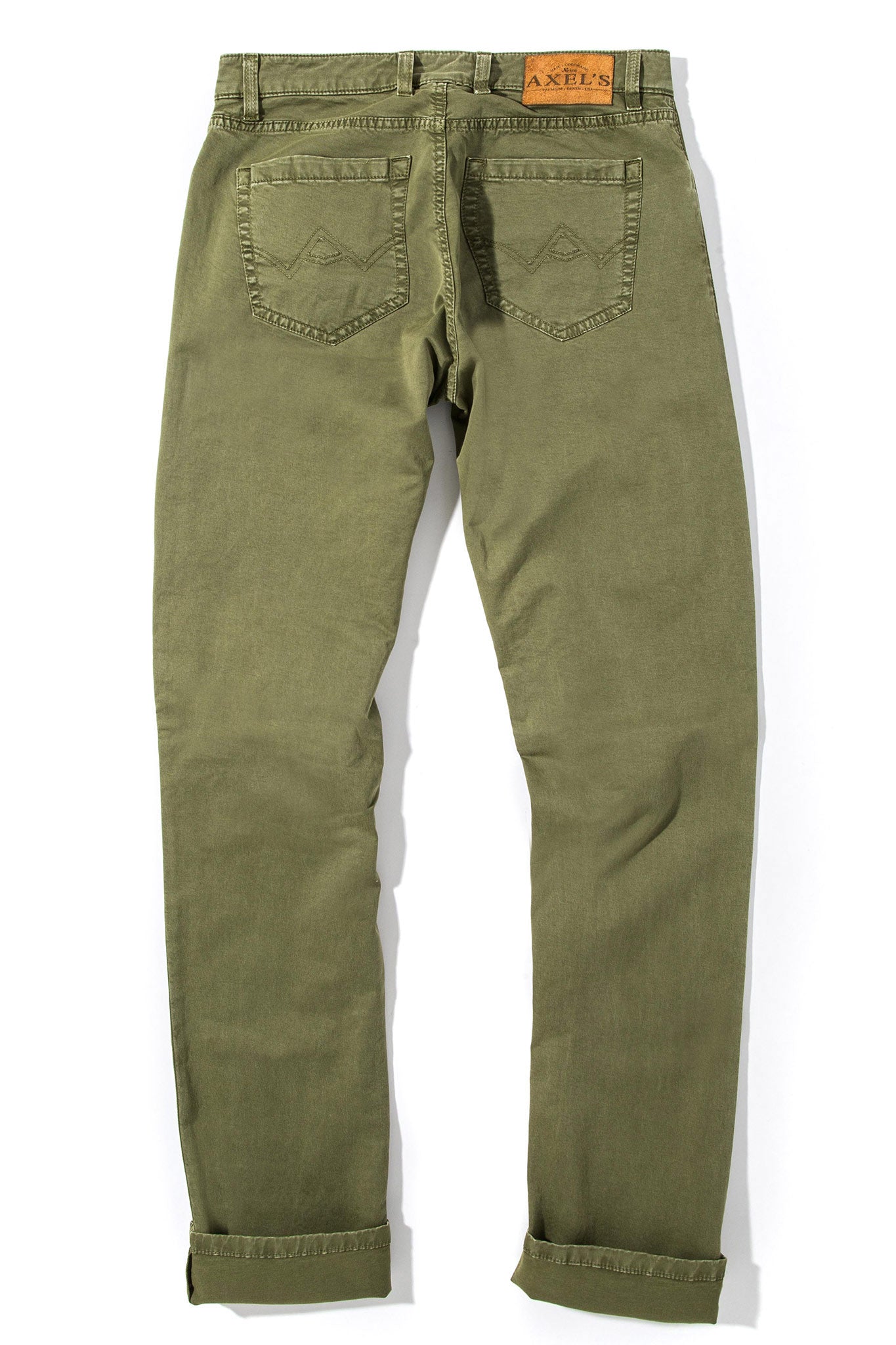 Axel's Premium Denim Flagstaff Performance Denim In Avocado Mens - Pants - 5 Pocket