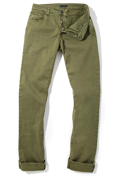 Axel's Premium Denim Flagstaff Performance Denim In Avocado Mens - Pants - 5 Pocket