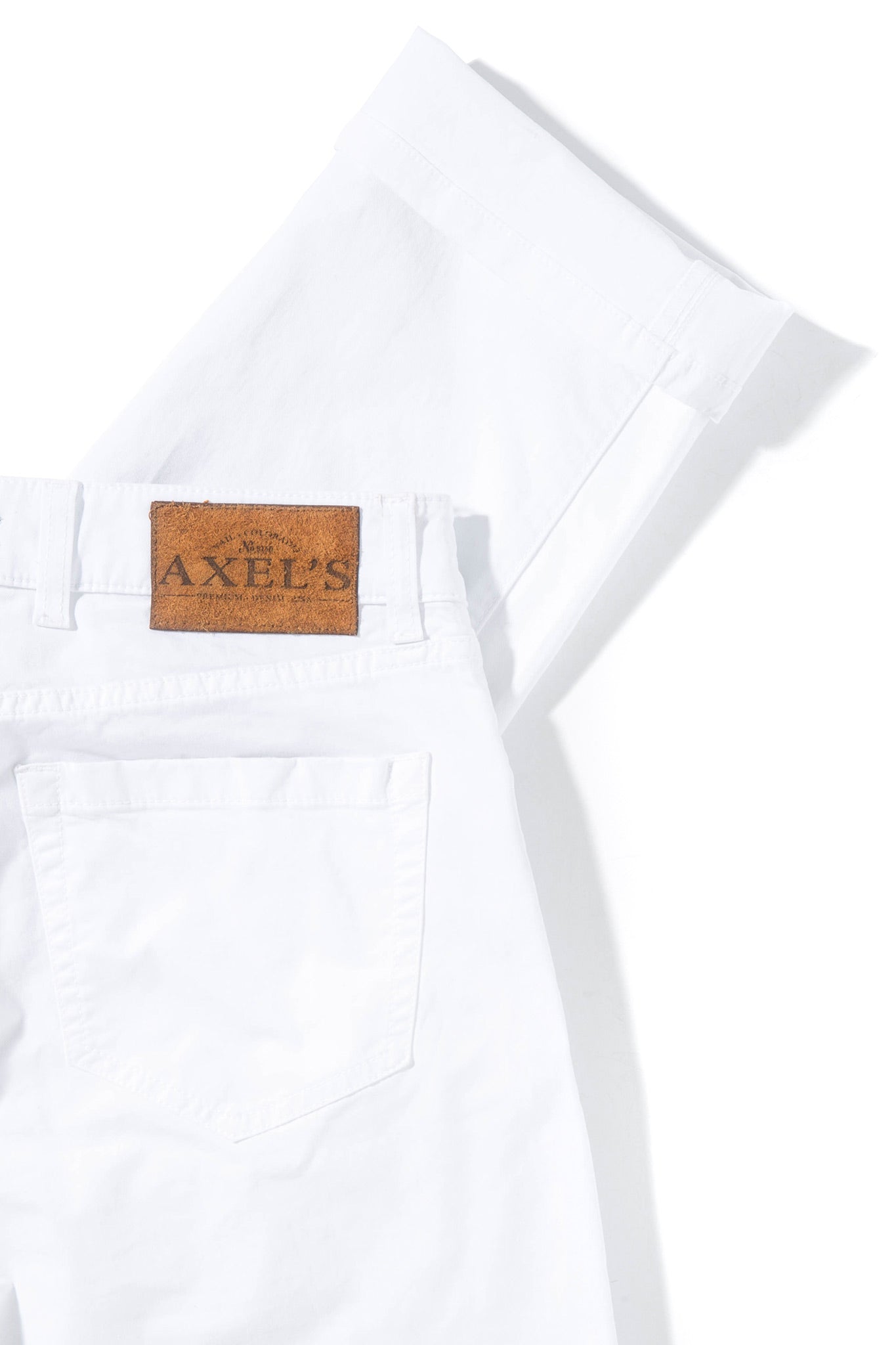 Axel's Premium Denim Flagstaff Performance Denim In Bianco Mens - Pants - 5 Pocket