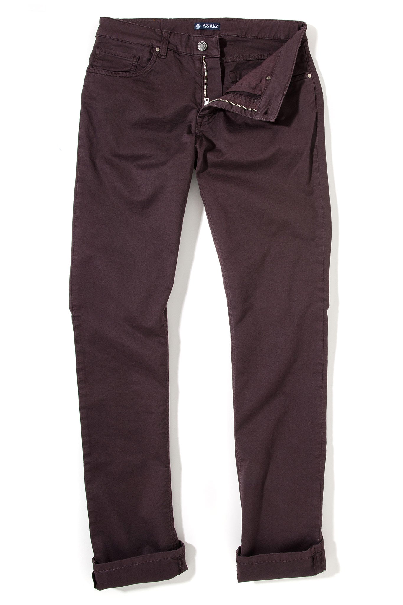 Axel's Premium Denim Flagstaff Performance Denim In Mosto Mens - Pants - 5 Pocket