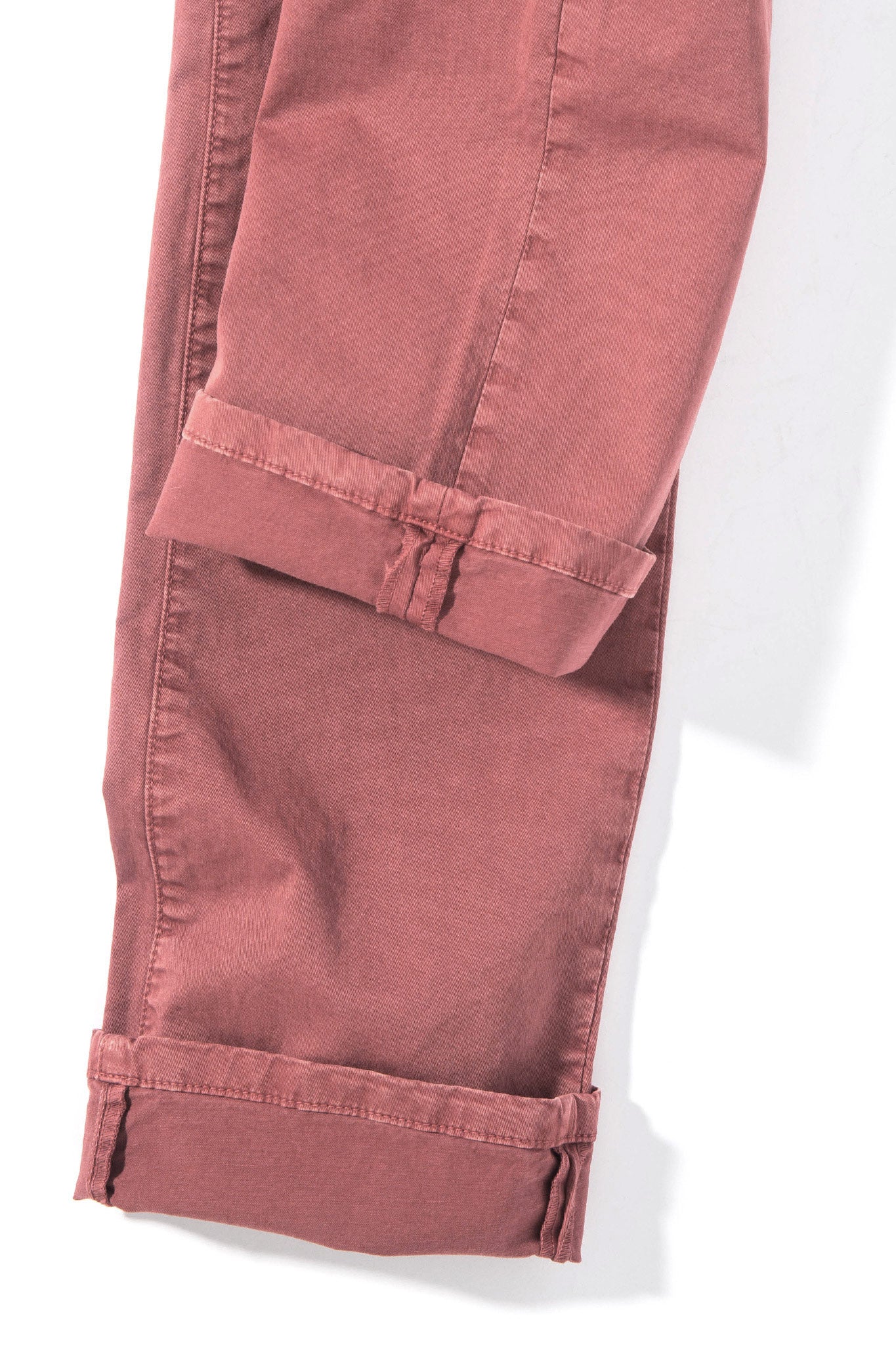 Axel's Premium Denim Flagstaff Stretch Cotton Twill in Lampone Mens - Pants - 5 Pocket
