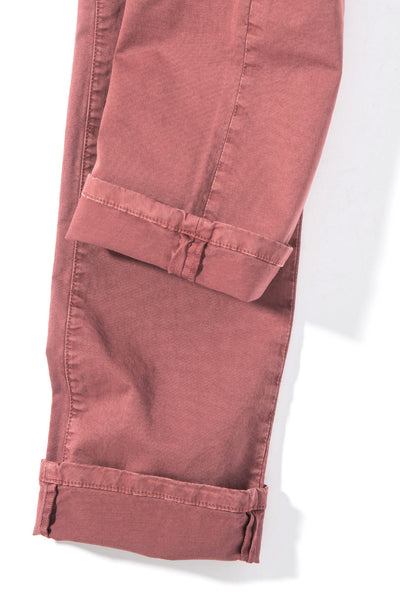 Axel's Premium Denim Flagstaff Stretch Cotton Twill in Lampone Mens - Pants - 5 Pocket