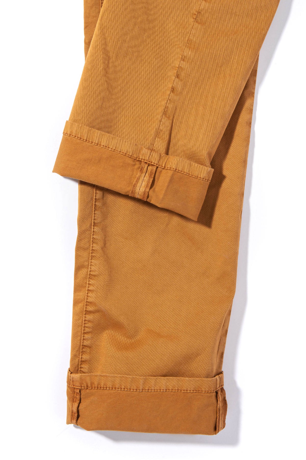 Axel's Premium Denim Flagstaff Stretch Cotton Twill in Ochra Mens - Pants - 5 Pocket