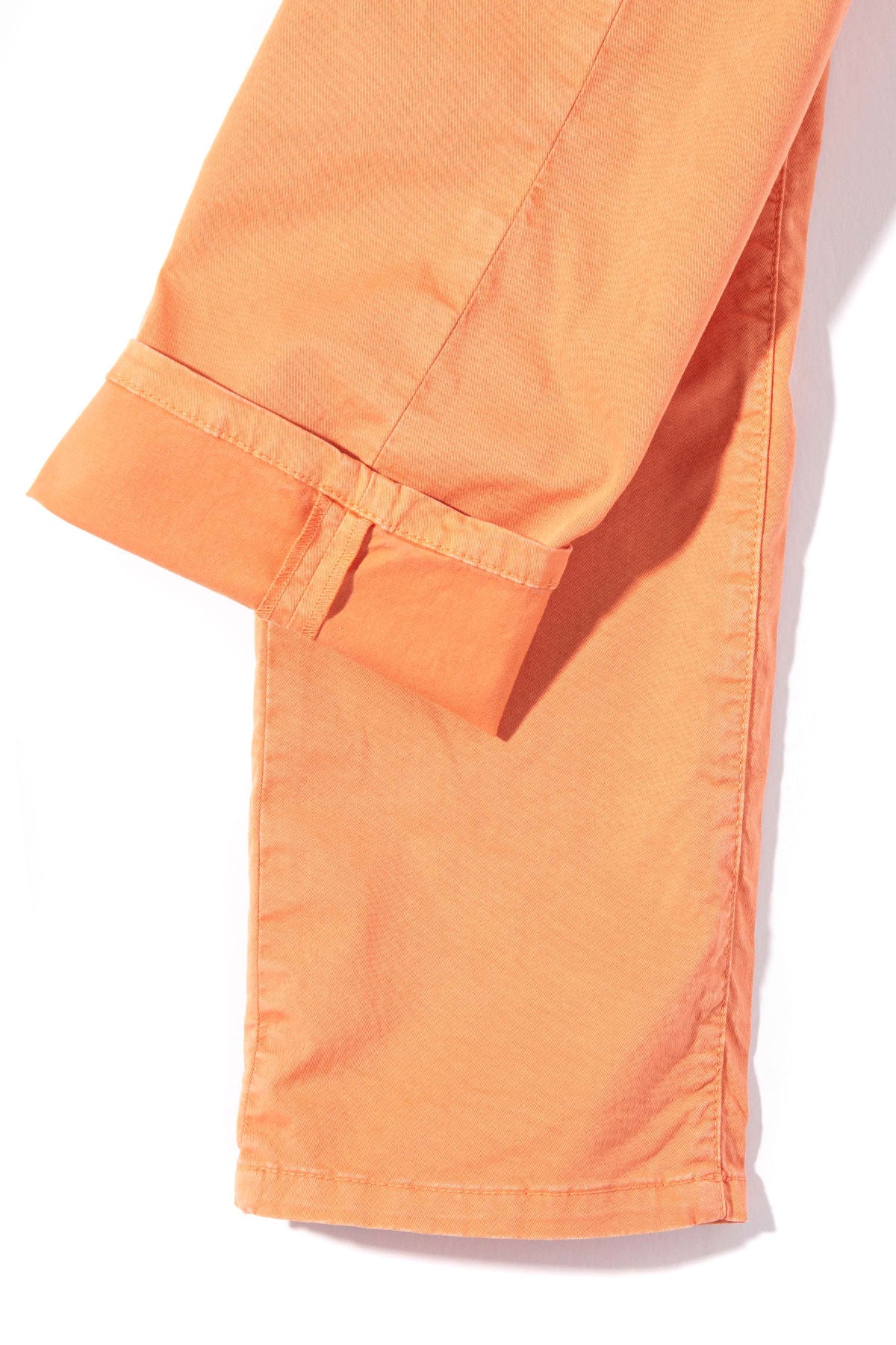 Axel's Premium Denim Flagstaff Stretch Cotton Twill in Tangerine Mens - Pants - 5 Pocket