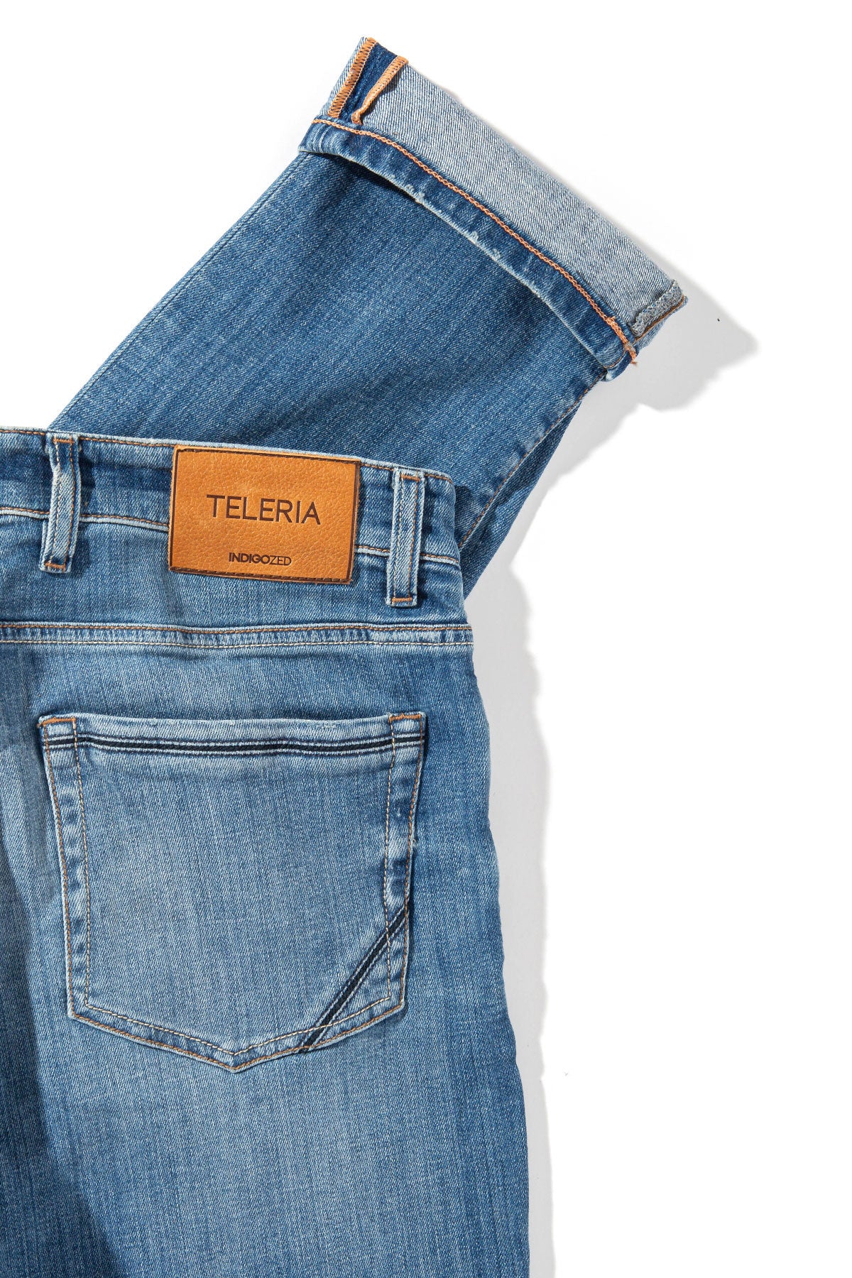 Axel's Premium Denim Idaho Denim in Mid Blue Mens - Pants - 5 Pocket