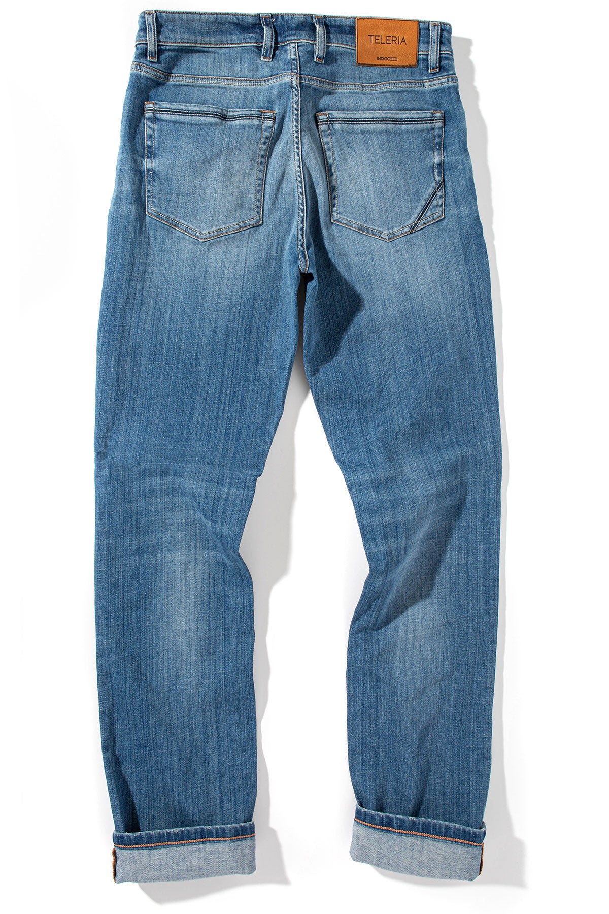 Axel's Premium Denim Idaho Denim in Mid Blue Mens - Pants - 5 Pocket