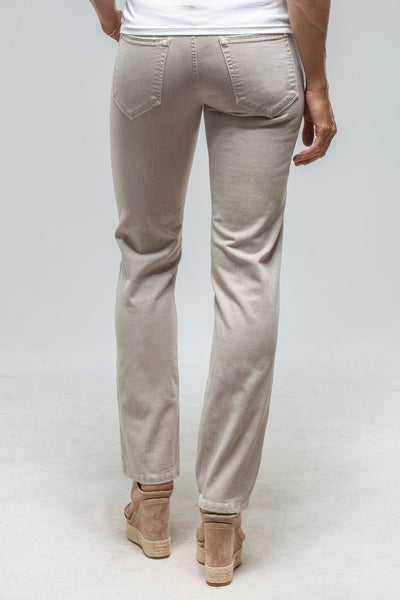 Axel's Premium Denim Jonesy Straight Cropped Jean In Stone Ladies - Pants - Jeans