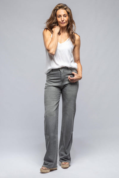 Axel's Premium Denim Martina High Rise Wide Leg Jean In Grey Ladies - Pants - Jeans