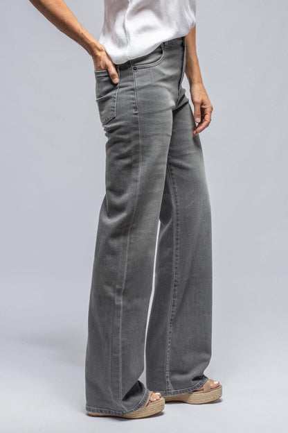 Axel's Premium Denim Martina High Rise Wide Leg Jean In Grey Ladies - Pants - Jeans