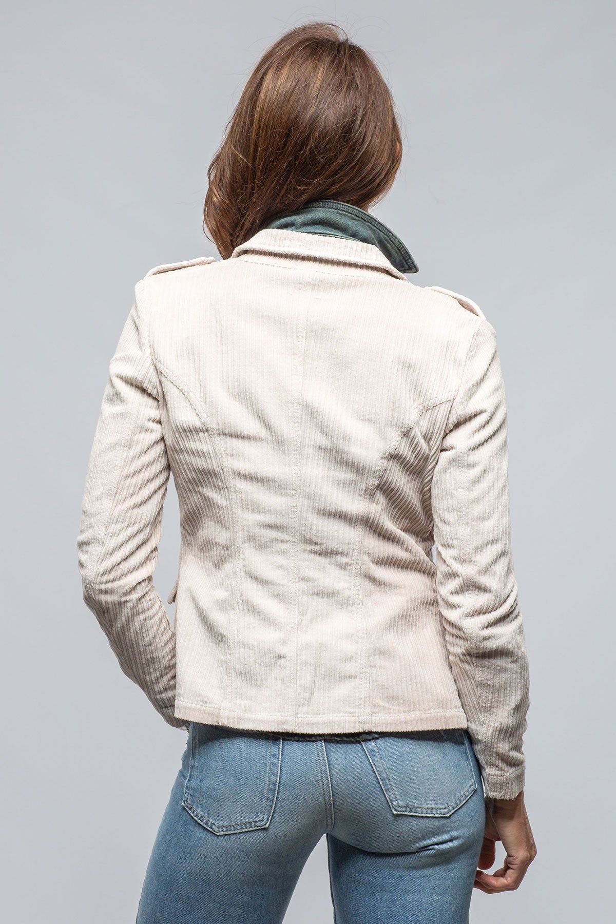 Axel's Premium Denim | Pagosa Corduroy Jacket In Stone | Ladies - Outerwear - Lightweight 