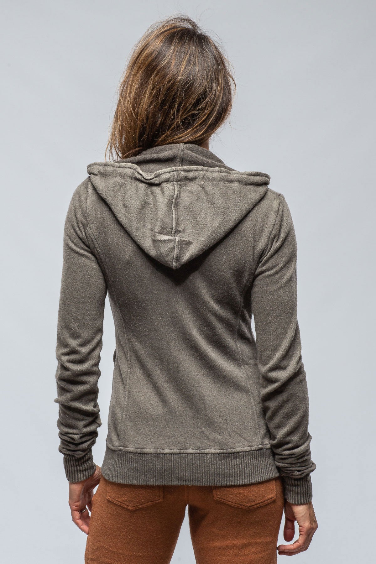 Axel's Premium Denim Pari Hoodie In Grey Ladies - Tops