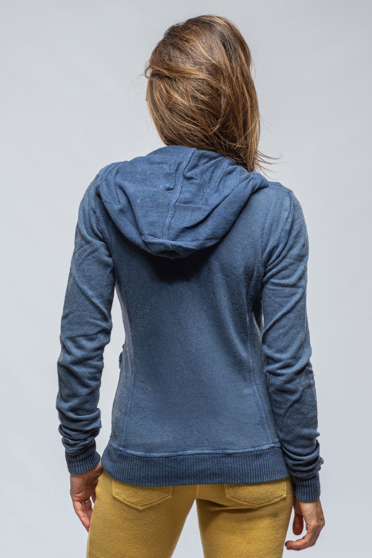 Axel's Premium Denim Pari Hoodie In Navy Ladies - Tops