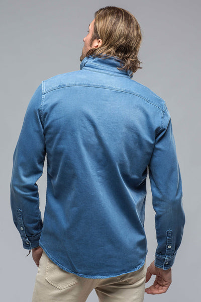Ranger Colored Denim Snap Shirt In Olympic Blue | Mens - Snap Shirts | Axel's Premium Denim