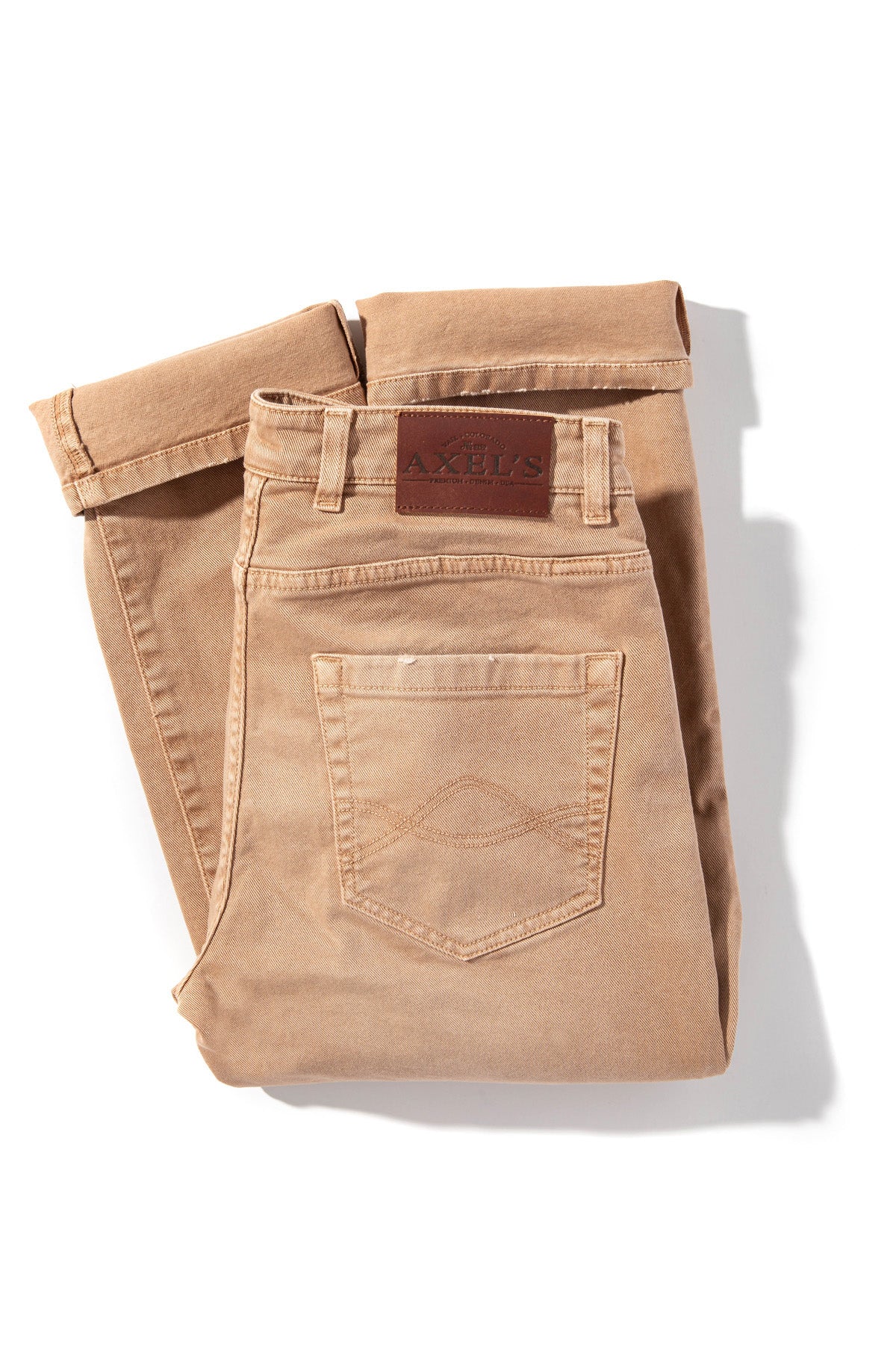 Axel's Premium Denim | Silverton Worn-In Slim Straight Denim In Cannella | Mens - Pants - 5 Pocket 