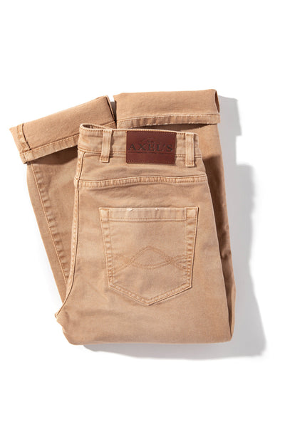 Axel's Premium Denim | Silverton Worn-In Slim Straight Denim In Cannella | Mens - Pants - 5 Pocket 