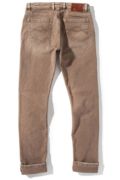 Axel's Premium Denim Silverton Worn-In Slim Straight Denim In Tortora Mens - Pants - 5 Pocket