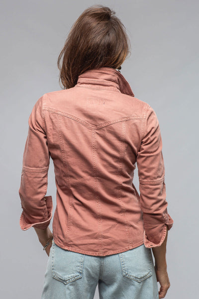Axel's Premium Denim Sweetwater Denim Shirt In Arrancio Ladies - Snap Shirts