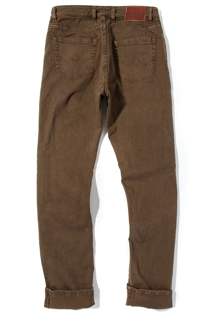 Axel's Premium Denim Taos Slim Cotton/Linen Denim in Liquirizia Mens - Pants - 5 Pocket