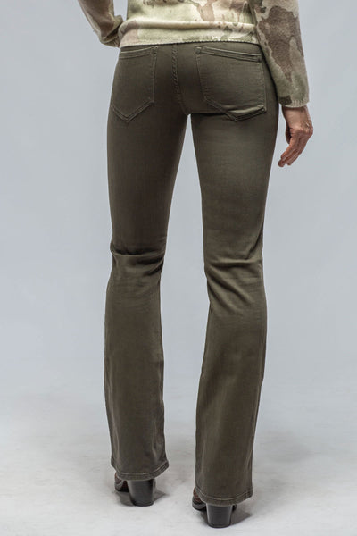 Axel's Premium Denim Tommy Flare Jeans In Army Ladies - Pants - Jeans
