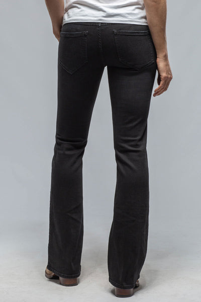 Axel's Premium Denim Tommy Flare Jeans In Washed Black Ladies - Pants - Jeans