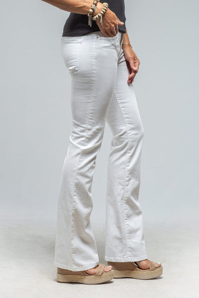 Axel's Premium Denim Tommy Flare Jeans In White Ladies - Pants - Jeans