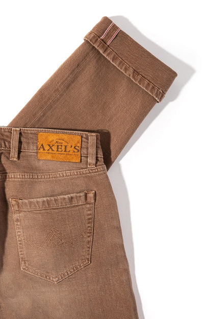Axel's Premium Denim Tucson Selvedge Denim In Desert Sand Vintage II Mens - Pants - 5 Pocket