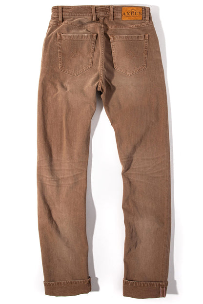 Axel's Premium Denim Tucson Selvedge Denim In Desert Sand Vintage II Mens - Pants - 5 Pocket