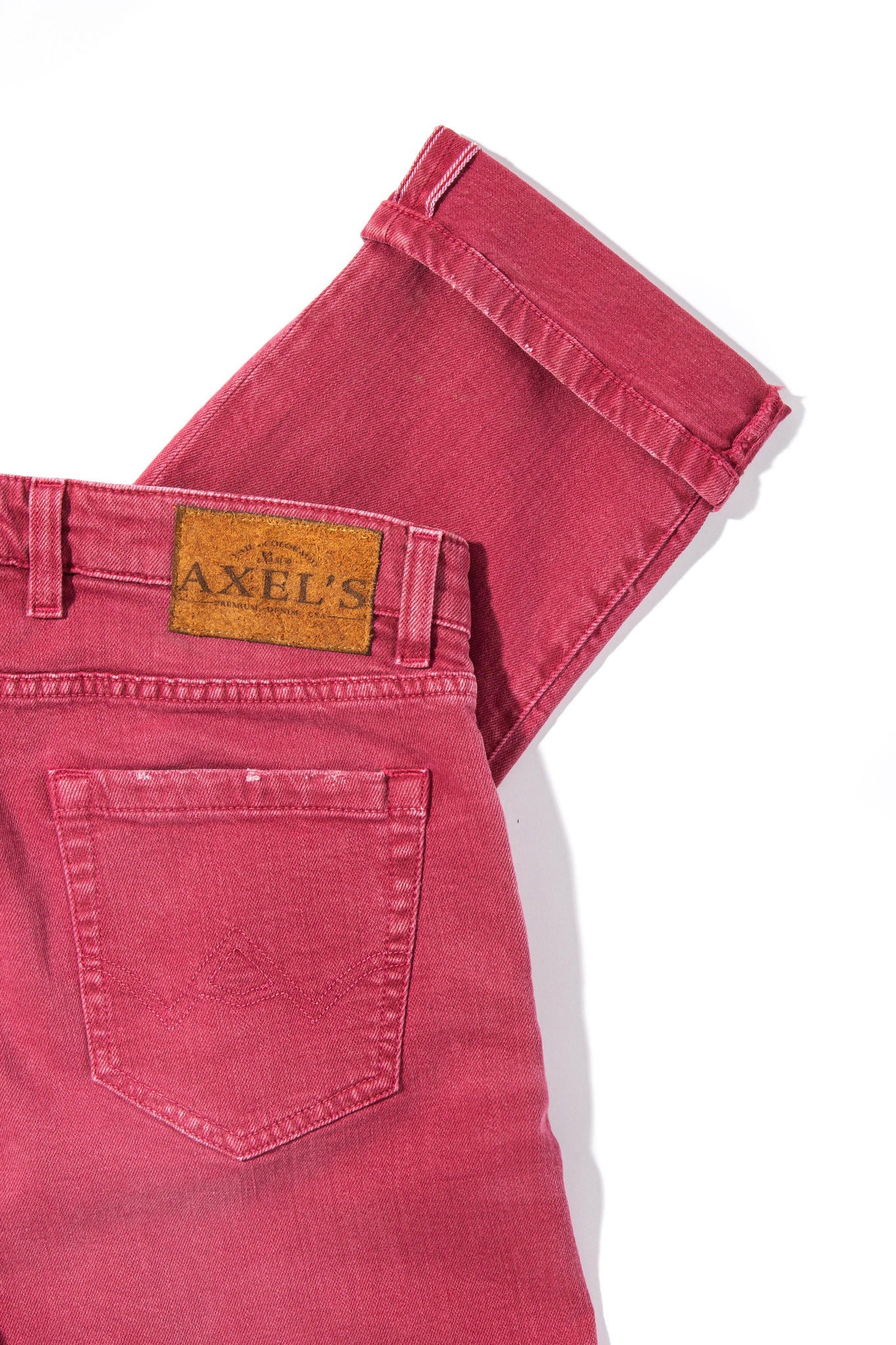 Axel's Premium Denim Tucson Selvedge Denim In Fragola Mens - Pants - 5 Pocket