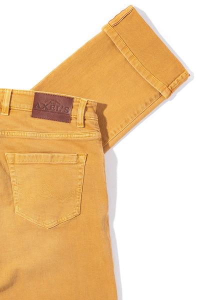 Tucson Selvedge Denim In Ocra | Mens - Pants - 5 Pocket | Axel's Premium Denim