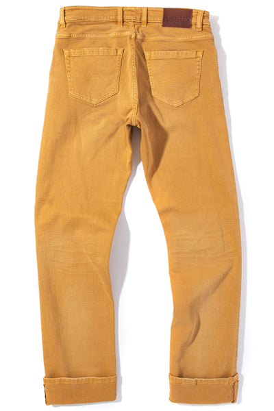 Tucson Selvedge Denim In Ocra | Mens - Pants - 5 Pocket | Axel's Premium Denim
