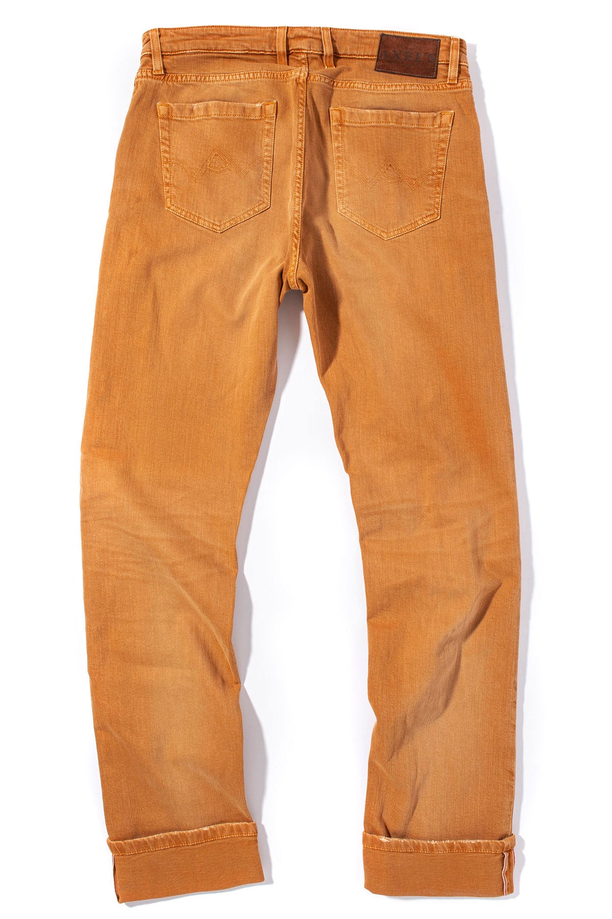 Axel's Premium Denim Tucson Selvedge Denim In Papaya Mens - Pants - 5 Pocket