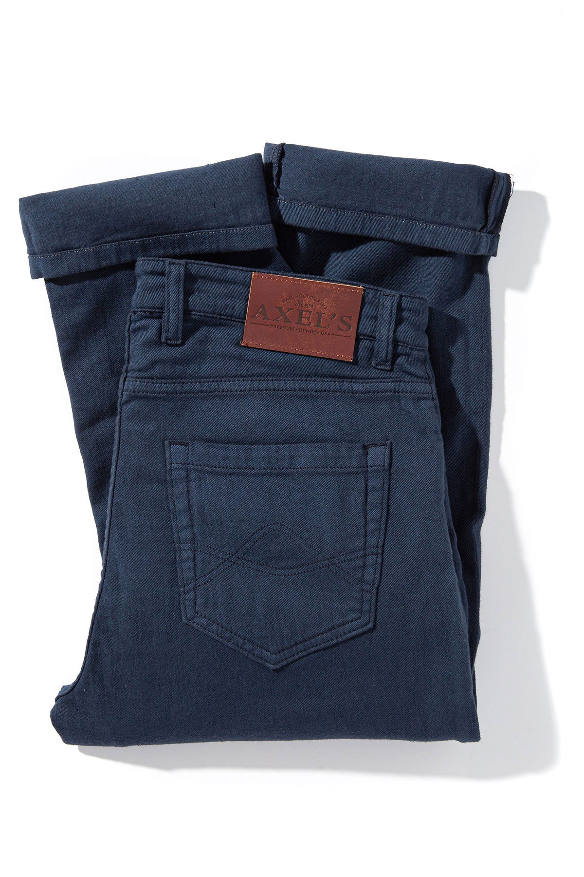 Axel's Premium Denim | Winslow 5-Pocket Trouser In Blue Navy | Mens - Pants - 5 Pocket 