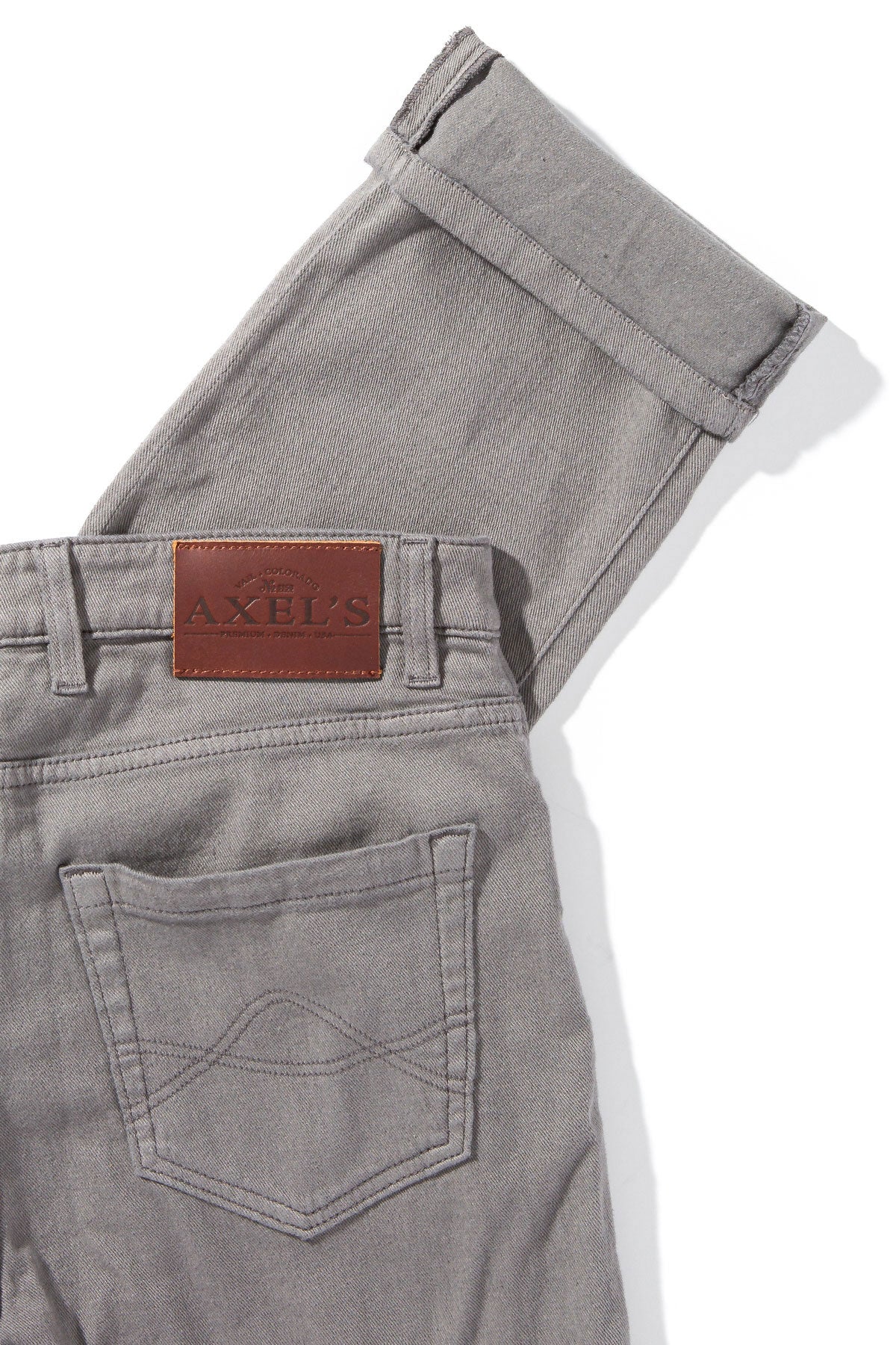 Axel's Premium Denim | Winslow 5-Pocket Trouser In Grigio | Mens - Pants - 5 Pocket 