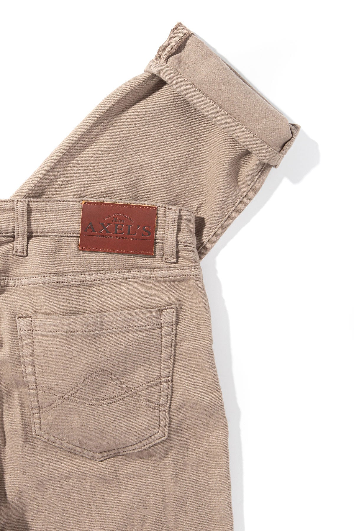 Axel's Premium Denim | Winslow 5-Pocket Trouser In Tortora | Mens - Pants - 5 Pocket 