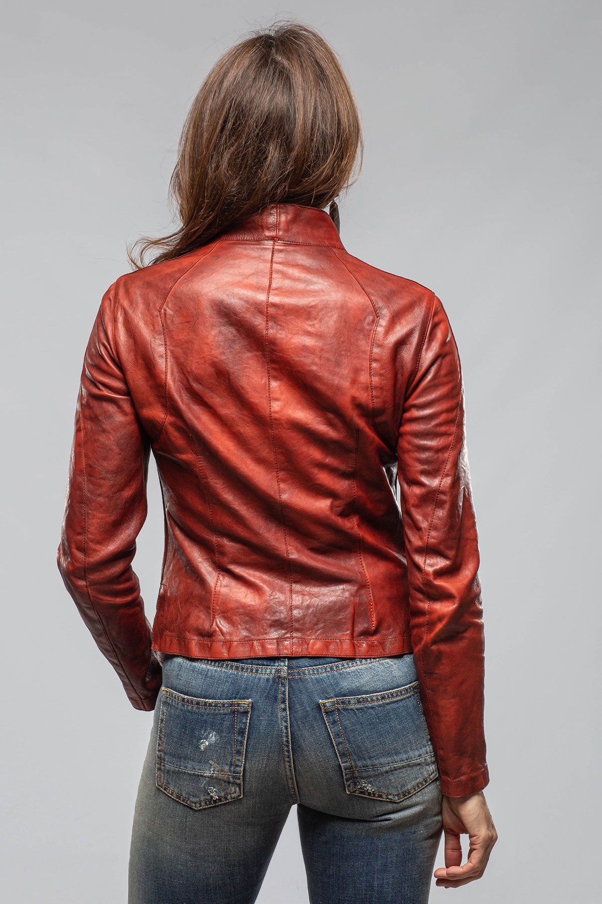 Axel's Renegade by Garrett | Mesquite Leather Moto In Red Char | Ladies - Outerwear - Leather 