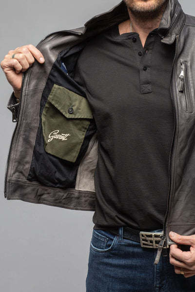 Axel's Renegade by Garrett Santana Moto In Char Mens - Outerwear - Leather