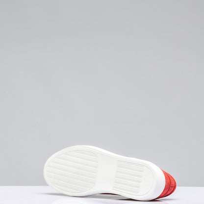 Axel's Salina Suede Sneaker Red Mens - Shoes