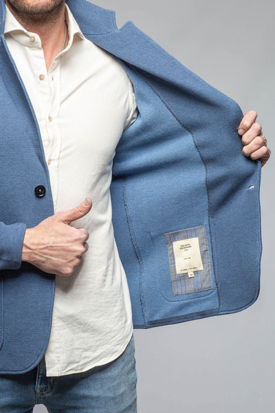 Axels-BDSR | Arette Swacket In Blue | Mens - Sweaters 