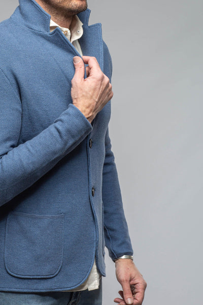 Axels-BDSR | Arette Swacket In Blue | Mens - Sweaters 