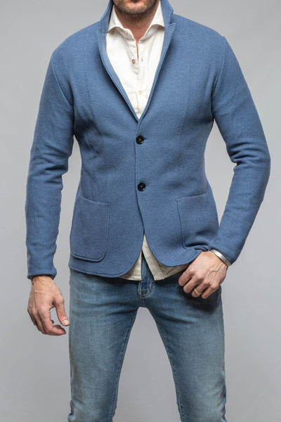 Axels-BDSR | Arette Swacket In Blue | Mens - Sweaters 