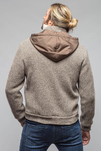 Massi Sweater Jacket In Grey and Beige | Mens - Outerwear - Cloth | Axels-BDSR