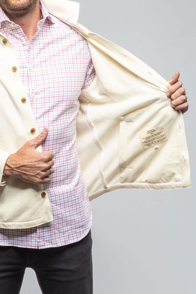 Axels-BDSR Sooter Cashmere Shirt in White Mens - Sweaters