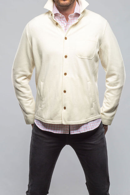 Axels-BDSR Sooter Cashmere Shirt in White Mens - Sweaters