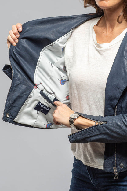 Axels Chrissie Perforated Leather Side Zip Ladies - Outerwear - Leather