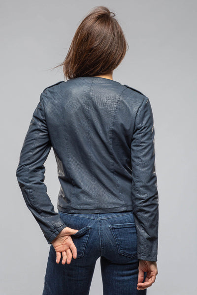 Chrissie Perforated Leather Side Zip | Ladies - Outerwear - Leather | Axels