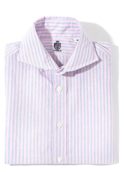 Axels-Is Taycan Cotton Linen Shirt in Pink Mens - Shirts - Dress