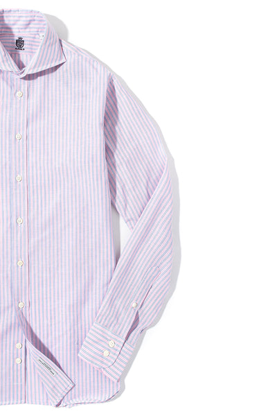 Axels-Is Taycan Cotton Linen Shirt in Pink Mens - Shirts - Dress