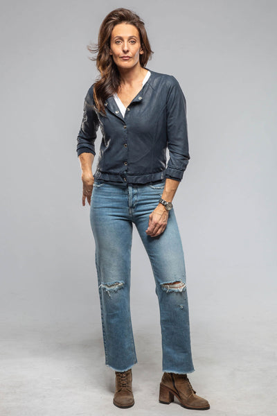 Axels Kylie Perforated Leather Jacket Ladies - Outerwear - Leather