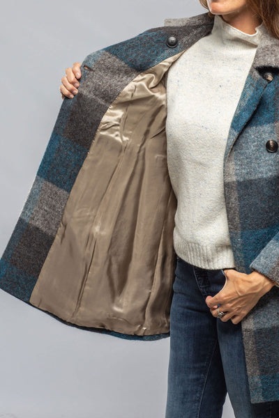 Axels Lexi Double Breasted Swing Coat Ladies - Outerwear - Cloth